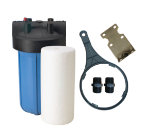 10" Jumbo water filter kit 20mm complete with variable density cartridge 25 to 1m + CV75 image